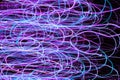 Neon Glowing Lines Background