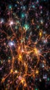 Neon-Glowing Network of Highly Connected Neurons .