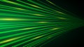 Neon green abstract power line technology background,speed data transfer concept,communication background with copy space