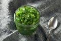 Neon Green Chicago Style Pickled Relish Royalty Free Stock Photo