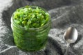 Neon Green Chicago Style Pickled Relish Royalty Free Stock Photo