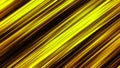 Neon halogen light straight rays flashing on black background, seamless loop. Animation. Abstract blinking yellow lines