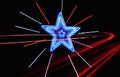 Neon Highway Star Royalty Free Stock Photo