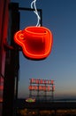 Neon java sign