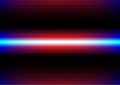 Neon laser light beam gradient background blue red vector design. Network connection communication internet online wave signal