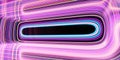 neon ligh violet and blue tube lines 3d render illustration