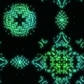 Neon light on black seamless repeat pattern