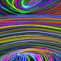 664 Neon Light Circles: A futuristic and dynamic background featuring neon light circles in electrifying and vibrant colors that Royalty Free Stock Photo