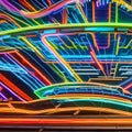 764 Neon Light Neon Signs: A futuristic and dynamic background featuring neon light neon signs in electrifying and vibrant color