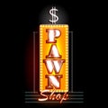 Neon Light signboard for Pawn Shop