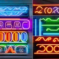 504 Neon Light Signs: A futuristic and dynamic background featuring neon light signs in electrifying and vibrant colors that cre