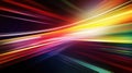 Neon Lights - Abstract Colorful Curve Speed Background with Lines Royalty Free Stock Photo