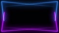 Neon lights blue and purple seamless loop background motion graphics animation