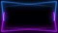 Neon lights blue and purple seamless loop background motion graphics animation