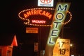 Neon lights for cheap motel, Las Cruces, NM