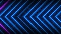 Neon lights shining futuristic trendy seamless loop technology motion graphics