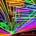 214 Neon Lights: A vibrant and energetic background featuring neon lights in bold and electric colors that create a flashy and e