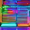 214 Neon Lights: A vibrant and energetic background featuring neon lights in bold and electric colors that create a flashy and e
