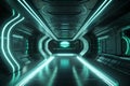 Neon Microchip with Cloud: The Future of Technology