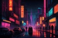 Neon Noir Cityscape