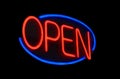 Neon open sign