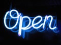 Neon open sign