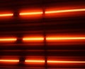 Neon orange led lamps background
