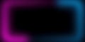 Neon pink blue frame, website banner background. Blurred color gradient, ombre, blur