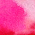 Neon pink, red watercolor texture with granulation Royalty Free Stock Photo