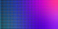 Neon pixel gradient bg. Blue, pink and purple gradient background. Abstract digital pattern with square elements grid Royalty Free Stock Photo