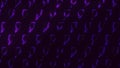 Neon purple thunderbolts pattern