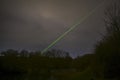 Neon River Dearne In The Sky Laser Light Show Barnsley 23rd Feb Royalty Free Stock Photo