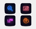 Data analysis, Quick tips and Website statistics icons. Share idea sign. Vector