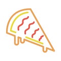 neon shape pizza