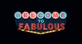 Neon sign displaying the words \