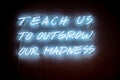 Neon Sign in White \