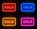 Neon signboard text sale