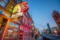 Neon signs on Lower Broadway Nashville Royalty Free Stock Photo