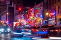 Neon signs on Lower Broadway Nashville Royalty Free Stock Photo