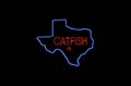 Neon Signs Neon Texas Cafe Sign, Photo Composite Image Catfish