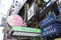 Neon signs in times square