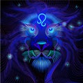 Neon signs of the Zodiac: Leo