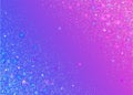 Neon Sparkles. Bokeh Confetti. Shiny Prism. Webpunk Art. Blue Bl Royalty Free Stock Photo