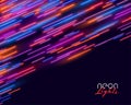 Neon speed line streak motion background design