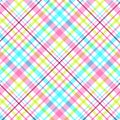 Neon styled coloured plaid pattern background