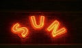 Neon Sun Sign