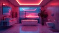 Modern Design and Relaxing Ambiance in a Luxurious Bathroom