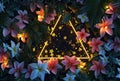 neon neon triangle jungle wallpaper tropical music