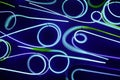 Neon tubes Royalty Free Stock Photo