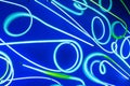 Neon tubes soft background texture Royalty Free Stock Photo